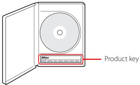 NIKON CAMERA CONTROL PRO - Important Information on the Product Key - 1