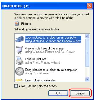 NIKON CAMERA CONTROL PRO - USB Connection to a Windows XP Computer - 1