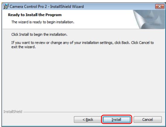 NIKON CAMERA CONTROL PRO 2 - Click Install. - 1