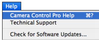 NIKON CAMERA CONTROL PRO 2 - Getting Help - 2