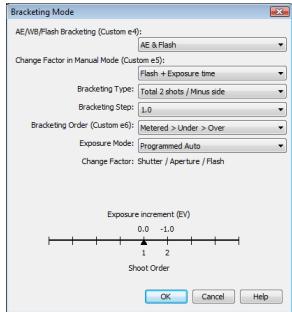 NIKON CAMERA CONTROL PRO 2 - Auto bracketing D3 D2 series D300 D200 D80 D70 series D50 - 1