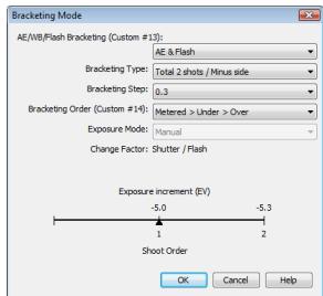 NIKON CAMERA CONTROL PRO 2 - Auto bracketing D3 D2 series D300 D200 D80 D70 series D50 - 2
