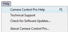 NIKON CAMERA CONTROL PRO 2 - Getting Help - 1