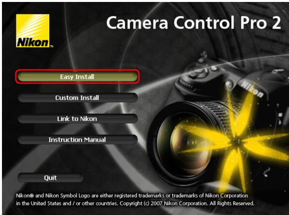 NIKON CAMERA CONTROL PRO 2 - Click Easy Install. - 1