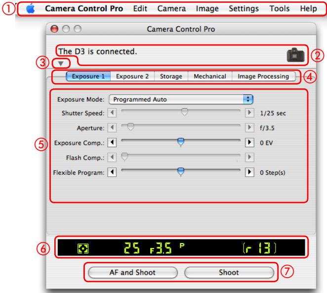 NIKON CAMERA CONTROL PRO 2 - Macintosh - 1