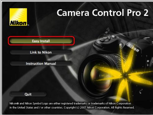 NIKON CAMERA CONTROL PRO 2 - Click Easy Install. - 1