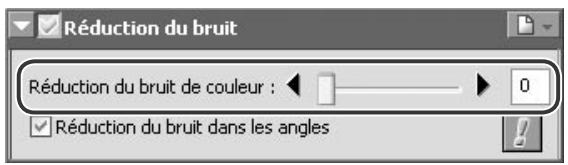 NIKON CAPTURE 3 - Curseur de réduction du bruit de couleur (p. 162) - 1