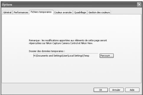 NIKON CAPTURE 4 - Dossier des données temporaires - 1