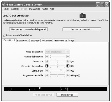 NIKON CAPTURE 4 - Autres méthodes de démarrage de Camera Control - 1