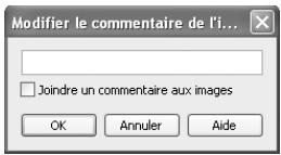 NIKON CAPTURE 4 - Modifier les commentaires de l'Image... - 2