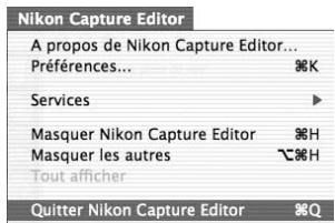 NIKON CAPTURE 4 - Quitter Nikon Capture 4 Editor - 2