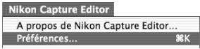 NIKON CAPTURE 4 - Préférences de Nikon Capture 4 Editor - 2