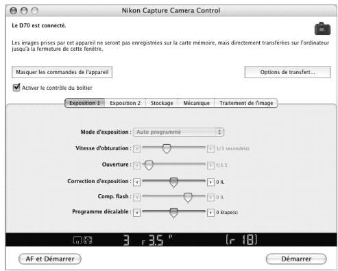 NIKON CAPTURE 4 - Autres méthodes de démarrage de Camera Control - 2