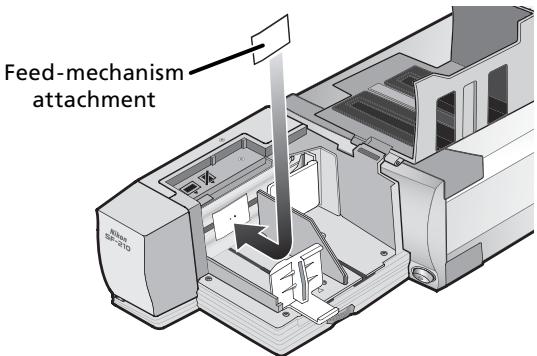 NIKON CHARGEUR 50 DIAPOSITIVES SF-210 - Using the Feed-Mechanism Attachment - 5