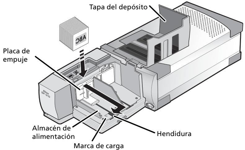NIKON CHARGEUR 50 DIAPOSITIVES SF-210 - Carga del alimentador - 1