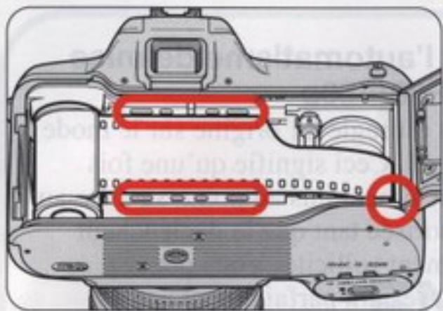 NIKON F50 - Mise en PLACE de la PILE - 8