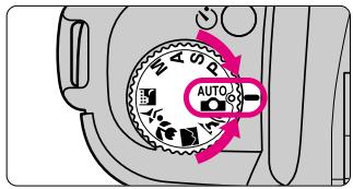 NIKON F60D - Set the exposure mode dial to AUTO. - 1