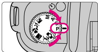 NIKON F60D - Set the exposure mode dial to P. - 1