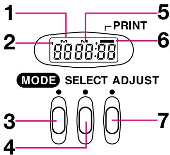 NIKON F60D - F60D only: Data imprint LCD/buttons - 1