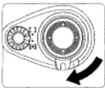 NIKON F80D - Rotate the focus area selector lock lever and select centre focus area with the focus area selector. - 5