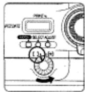 NIKON F80D - Set the film advance mode selector to S (single-frame shooting) while pressing the film advance mode selector lock release. - 3