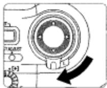 NIKON F80S - Rotate the focus area selector lock lever and select centre focus area with the focus area selector. - 7