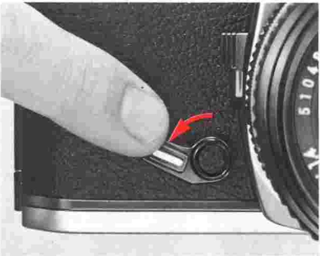 NIKON FM2 - Depth-of-field preview lever ⑤ - 1