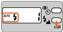 NIKON LITE TOUCH ZOOM 120ED-QD - Selecting the flash mode - 1