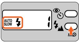 NIKON LITE TOUCH ZOOM 120ED-QD - Press the button until "AUTO" appears on the LCD panel. - 1