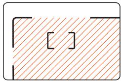 NIKON LITE TOUCH ZOOM 120ED-QD - Compose the picture within the parallax compensation marks. - 1