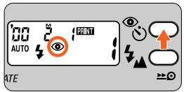 NIKON LITE TOUCH ZOOM 120ED-QD - Drucken Sie die Taste 心 , bis “ 心 ” im LC-Display erscheint. - 2