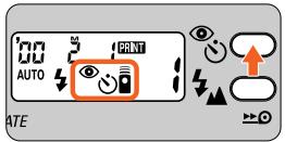 NIKON LITE TOUCH ZOOM 120ED-QD - Hinweis zum Modus zur Verringerung des "Rote Augen"-Effektis - 2