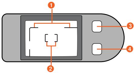 NIKON LITE TOUCH ZOOM 120ED-QD - Indications in the viewfinder - 1