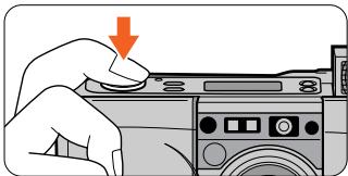 NIKON LITE TOUCH ZOOM 120ED-QD - Appuyez à fond, mais doucement, sur le déclencheur. - 1