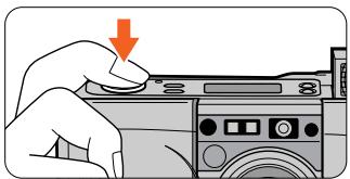 NIKON LITE TOUCH ZOOM 120ED-QD - Fully depress the Shutter Release button to take the picture. - 1