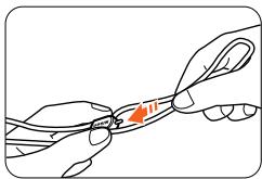 NIKON LITE TOUCH ZOOM 120ED-QD - Attaching the strap - 2