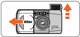 NIKON LITE TOUCH ZOOM 120ED-QD - Quick operation guide - 2