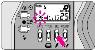 AUTO PRINT 98-11.15 DATE TITLE SEL ADJUST