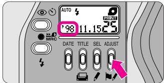 NIKON NUVIS S - Programmation de la date et de l'heure - 2