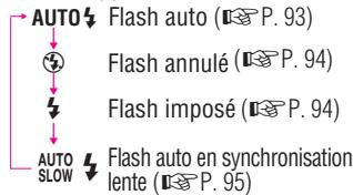 NIKON NUVIS S - Sélection du mode de flash - 2