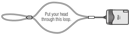 Put your head through this loop.