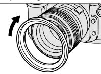 NIKON SB-29 - ■ Attaching the main unit to the lens - 1
