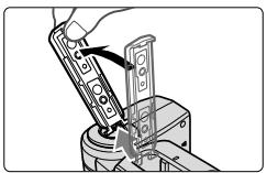 NIKON SB-800 - Attaching the Quick Recycling Battery Pack SD-800 - 2