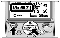 NIKON SB-800 - Setting the flash mode, flash output level compensation values, and channel number on the master flash unit - 3