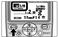 NIKON SB-800 - Setting the flash output level, the frequency (Hz), and the number of repeating flashes per frame - 2