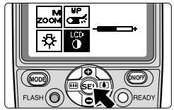 NIKON SB-800 - Adjusting the LCD panel brightness - 1
