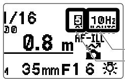 NIKON SB-800 - Press the Ⓗ button. - 1