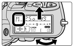 NIKON SB-800 - Setting the flash output level, the frequency (Hz), and the number of repeating flashes per frame - 1