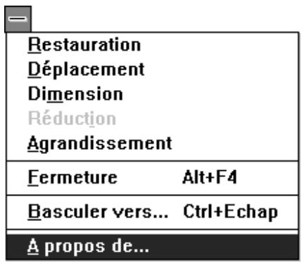 NIKON SCAN - Fenêtre à propos - 1