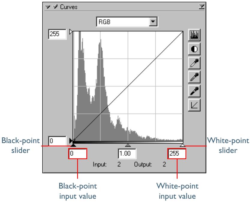 NIKON SCAN 3 - White-Point and Black-Point Sliders - 1